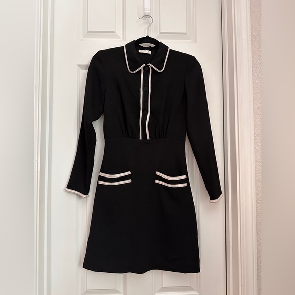 Sandro Collar Mini Dress - Picture 3 of 12